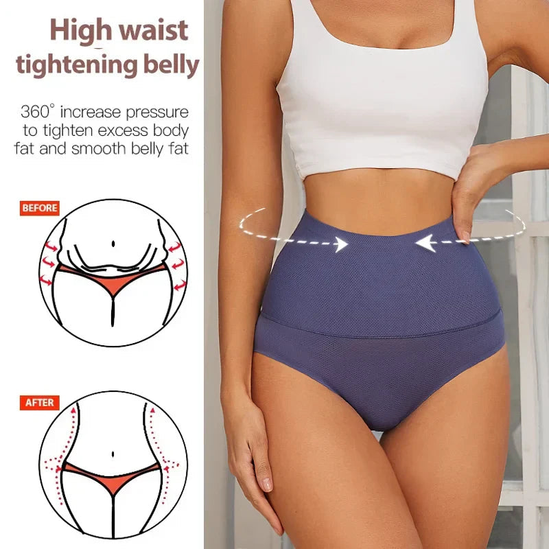 Women's High Waist Seamless Underwear – Buy 2, Get 2 FREE! (Pack of 4)